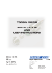 TOCSIN 102 PhotoIonisation Gas Detector Manual