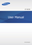 User Manual - Mobil Brno