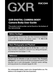 Ricoh GXR - P10 User Manual