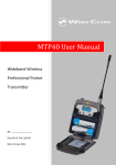 MTP40 User Manual - Lyd i Sentrum AS