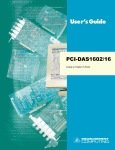 PCI-DAS1602/16 User`s Guide