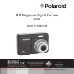 Polaroid i835 User Guide Manual pdf