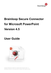 Brainloop Secure Connector for Microsoft PowerPoint