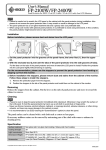 FP-2100W/FP-2400W User`s Manual