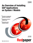 Installing SAP Applications on System i Models: An