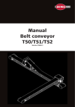 Manual Belt conveyor T50/T51/T52