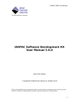 UEIPAC Software Development Kit User Manual 2.6.0