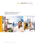 Products and Solutions for the Biopharmaceutical Industry