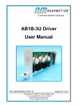 AB1B-3U Driver/Amplifier User Manual