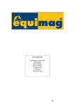 EN User manual for: Equimag2 Control unit Pro blanket Basic