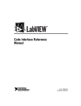 LabVIEW Code Interface Reference Manual