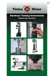 Hardness Testing Instruments