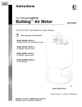 Graco 208357 Motor User Manual