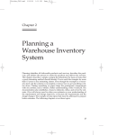 Planning a Warehouse Inventory System