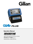 GilAir Plus Operation Manual Software Version 2 4 0