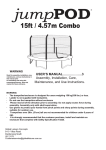 15ft / 4.57m Combo - Global Trampolines