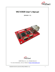 WIZ105SR User`s Manual