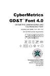 CyberMetrics GD&T Font 4.0