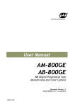 AM/AB-800GE Manual