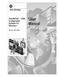 2711E-6.14, PanelBuilder 1400e Software for Windows User Manual