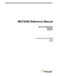 MCF5208RM, MCF5208