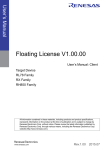 Floating License V1.00.00 User`s Manual: Client