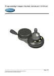 Programming Compact Joystick Advanced, CJA R-net