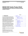 MC9S12XEPB, MC9S12XE Family Product Brief