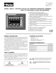 Product Data Sheet and Manual TS8015 HP471055U015