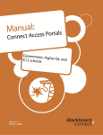 Connect Access Portal Manual