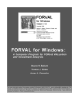 FORVAL for Windows: - Forest and Wildlife Research Center