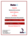 tn-3270 server application user`s manual