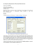 1 User Manual for 2-Dimensional Key (2D Key) Input Method and
