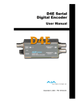 D4E Serial Digital Encoder