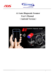 Android Verion User Manual for A1 Diagnostic Scanner