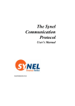 The Synel Communication Protocol User`s Manual - Synel-USA