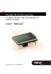 PCAN-MiniDisplay - User Manual - PEAK