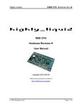 MIDI CPU Hardware Revision K User Manual