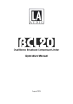 BCL20 - User manual