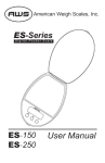 ES-150 (150x0.1g) - User Manual