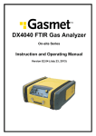 Gasmet DX4040 Instruction and Operating Manual