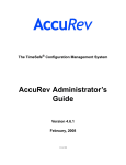 AccuRev Administrator`s Guide