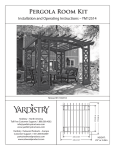 Pergola Room Kit (Costco Canada)