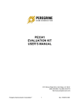 pe3341 evaluation kit user`s manual