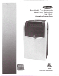 Portable Air Conditioner with Heat Pump Technology