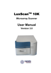 LuxScan 10K user manual