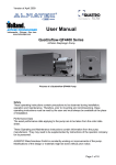 Quatrroflow Model 4400 Operations and Maintenance Manual