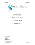 HYDROCELL Waste Water Sampler USER MANUAL