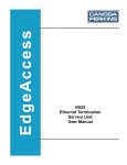 N525 Ethernet Termination Service Unit User Manual