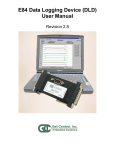 E84 Data Logging Device (DLD) User Manual